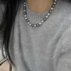 Yuanyou New Chinese Style Multiple Tragen modischer Shijia Crystal Pearl Halskette Französisch Faule hochgradige Eleganz und vielseitige Ohrringe