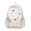 Bolsas escolares femininas desenho animado impressão de garotas de viagem bola de viagem moderna laptop lazer feminino backpack da faculdade de moda kawaii