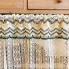 Curtain Boho Window Sheer Valance Crochet Vintage Cotton Shabby Macrame Curtains Tiers Farmhouse For Bedroom & Living Room Decor