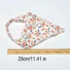 Банданас Durag Country Style Avatar Floral Elastic Hair Scharf Scarf с цветочным рисунком шифоновой повязки Kerchief Bandanas, подходящие для девочек 240426