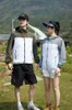 Upf sunscreen Outdoor Sprint Couple Unisex Men s and Women s Large Coat F P