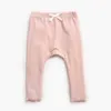 Broek Spring pasgeboren babymeisjes broek casual benen mode kinderen pp broeken voor meisjes zachte baby kinderen lange broek 2023L2404