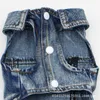 Abbigliamento per cani jeans per cani giacca fresca cucciolo di jeans camicie per cani per piccoli cani medi gatti imbracature di lavani giubbotti di design a graffi lavati dog droghi d240426