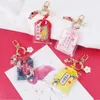 Keychains Red Amulet Bag Pendant Decoration Car Key Accessories Women Chain Japanes Style Koi Lucky Keychain Ring