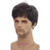 Wig Mens Fashionable Chemical Fiber Cover Cover Natural Simulation Natural Simulation Hair