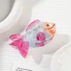 Klipsy do włosów Barrettes YHJ Kreatywność Śliczna kolorowa ryba kwas octowy pazur z klipem kraba żeńska żeńska