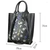 Bag Yoursason National Hasp Ladies Floral Miękkie wszechstronne, solidne wytłoczone żeńskie torebki na ramię 2024 PRAWDŁA skóra