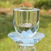 Bandlers en verre cristal en diamant Tuores romantique de mariage romantique Dîner stand Candle candelabra cadeaux décoratifs