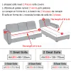 Ropa de cama polar de vellón la cubierta elástica para la sala de estar sillón de maíz barato tela de maíz sofá protector protector decoración del hogar