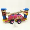 COLLECTION CLASSIQUE DROINT Rétro Clockwork Wind Up Metal Walking Tin Lever Lever Railway Truck Workers Mécanical Toys Kids Gift 240424