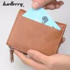 Purses Name Engraving Men Wallets Leather Double Zipper Card Holder Short Male Purse Coin Pocket Vintage Brand High Quailty Men Wallets