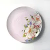 Borden 8 inch Bot China Dinnerware Bloemen Vintage Design Keramisch buffetgerecht Decoratief bord Porselein diner