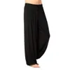 Pantalon d'hommes modaux pantalons de yoga hippie baggy décontractés pantalons harem d'été