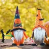 Party -Dekoration Halloween Kürbis Rudolph Plüsch Puppe Weihnachten für hängende Gnome Kinder Geschenke Ornamente 1pc