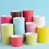 Formar 10 Solid Color Baking Cup, Cupcake Foder, Cake Cups Candy Cups Paper Dessert Cups Rainbow Party, Birthday Favor DIY Toppers