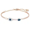 Designer Swarovskis Jewelry modelo original Devils Bracelet Eye Female Swallow Element Crystal Devils Bracelet feminino