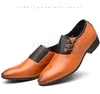 Casual Shoes Men Leather 2024 High Quality Patent Wedding Oxford Party Office Work Size 38-48