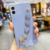 Obudowy telefonu komórkowego Redmia1 A2plus Luksusowy złoto platowana miłość łańcucha bransoletki miłosnej odpowiednia dla Xiaomi Redmi 12c A1 A2 Plus Proce Cover Redmi12c 11a 13c 10c J240426