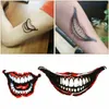 Tatuaż transfer 9 stylów Joker Tatoo Waterproof Fake Tattoo Stitto Sticker Halloween Suicide Squad Tymczasowy tatuaż horror dostarcza nowe 240427