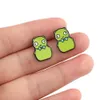 Stud LB811 Cute Art Enamel Earrings for Women Cartoon Anime Earrings for Women Trend 2020 Jewelry New Hot Wholesale d240426