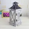 Candle Holders Moroccan Decor Retro Wood House Candlestick European Romantic Wedding Holder Lantern Home Decoration Crafts