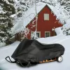 Tubos Snow Sled Shield Rain Snow Cover Protetor Protector Overdoor Snowmobile Capas Argent preto 292/368x130x121cm 51x145x48cm tipo 3