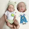 Puppen 13 "Loulou Boy Ganzkörper Weiches Festes Silikon Bebe Reborn Doll handgefertigt realistische Neugeborene Puppe Reborn de Silicone Real Cuerpo