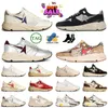Fashion Designer Italy Brand Handmade Running Sole Star Shoes Luxury Golden Goode Superstar Dirty Trainers Womens Mens Leather Suede Upper Vintage Sports Sneakers
