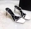 actual shoes 2019 luxury Designer style Patent Leather Thrill Heels Women Unique Letters Sandals Dress Wedding Shoes Sexy Brand sh1428711