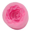 Moules fleurir la rose de gâteau de silicone moule 3d fleur fondant moule cupcake gelée de gelée de boucle de boulange de boulange