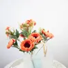 Dekoratif Çiçekler 47cm Simüle Krizantem Buket Buket Odası Dekor Düğün Partisi Aksesuarları Restoran Çiçek Düzenleme Dekorasyon