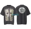 MUNDA CURTA Mens American Vintage Manson Saint Black Vtg Made Made High Street T-shirt Moda Label