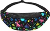 Sac à dos 80s Fanny Pack Retro Fashion Taist décontracté pour les hommes Femmes Sac à ceinture réglable Voyage Randonnée