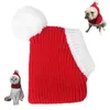 Vêtements pour chiens pour chat chapeau de Noël chaude capot d'hiver accessoires de vêtements de vacances