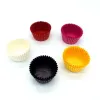 Stampi da 500 pezzi mini colorare colorato per torta per torta per cupcake cottura in scatola muffin tazza di tazza di torta vassoio stampo strumenti di decorazione di stampo