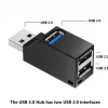 USB 3.0/2.0 Adaptateur Hub Extender mini séparateur 3 ports High Speed U Disk Reader For PC ordinateur portable MacBook Mobile Phone Accessoires