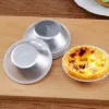 Formy 10pcs aluminiowy portugalski w stylu jaja tarta babeczka formy owocowe ciasto matrycy Małe narzędzie do pieczenia pasteis de nata piekarnik