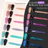 Lilycutute 5ml Altın Yansıtıcı Glitter Liner Jel Oje Süper Flash Spark Fransız Tarzı Çekme Çizme Çizme Graffiti Boyama Şerit 240425