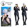 Acción Figuras de juguete 16cm Jujutsu animado Kaisen Satoru Gojo Personaje intercambiable Modelo de regalos de juguete Itadori Yuji Action Caracter Pvcl2403