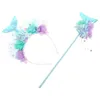 Bandanas Mermaid Accessories Headband Chic Girls Hairband Performance Delicate Fairy Wand Clips