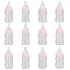 Party -Dekoration 12x Milchflaschen Babyparty Taufe Bevorzugt Mädchen Jungen Süßigkeiten Flasche kleine Fütterung zum Geburtstag