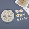 Molds Daisy Wild Chrysanthemum Bloemvorm Siliconen Mal Bakvorm Fondant Cake Decoratie gereedschap Hars Mold