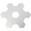 Muurstickers 12 stcs 3d moderne spiegel geometrische zeshoek acryl sticker decor kunst home diy