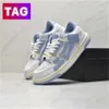 Designer Casual Shoes Men Women Skel Top Low sneakers mens Genuine Leather Sneaker Black grey white green lilac orange lime red Light Blue luxury sports trainers