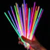 Party Glow Sticks Toys Fluorescence Light Glow in the Dark Bright Armband Colorful Glowing Stick Birthday Party Live Concerts 240422