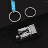 Portachiavellini vera clip con fibbia staccabile in pelle clip 2 loopsishychain ghey chain anello
