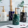 Liquid Soap Dispenser Ceramics Hand Sanitizer fles Zwart/Wit/blauw/groen/groen fel licht Lotion Badkamercontainers Dispensers