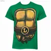 Men's T-Shirts Turtle role-playing 3D printing personality street hip-hop fun men and women round neck short sleeved childrens casual T-shirt topXW