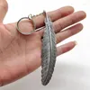 Keychains Keychain Feather Peacock Pendants Keyring Jewelry Gift Key Holder Chain Ring Accessories For Men Boyfriend Women Bag Car