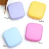Contact Lens Accessories 8 Colors Mini Pocket Contact Lens Case Women Girl Make Up Beauty Pupils Storage Contacts Lense Holder Box Container Mirrors Kit d240426